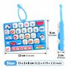 1Pcs Cute Style Keyboard Fidget Toy 26-Key Stress Relief Toy Pendant  for Backpack Bag Pendant