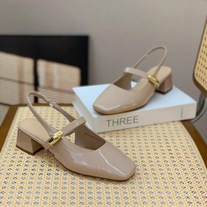 Summer Casual Lightweight Platform Sandals for Women Comfortable with Dresses Open-Heel High Heels Sweet Mary Jane Shoes