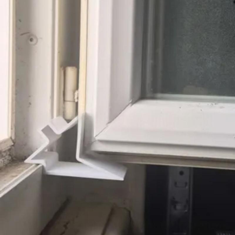 Durable Anti Slip Door Stop Prevents Accidental Closing In Homes Garages Bathrooms Window Clamp