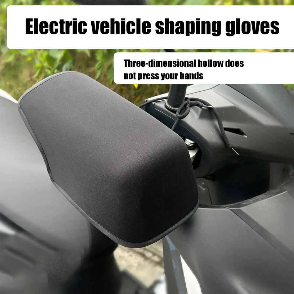 Motorcycle Handlebar Muffs Electric Vehicle Sun Protection Covers Gloves Windproof Hand Waterproof Grip Accessories Mittens L2X7
