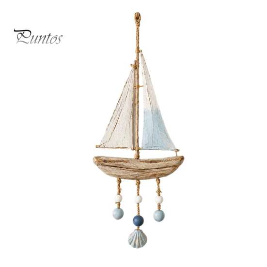 Decorazione da Appendere per Portico Costiero, Ornamento da Parete in Legno Illuminato, Cartello Nautico con Pesce, Conchiglia, Stella Marina e Ornamenti, Luci LED Calde, Casa al Mare per
