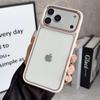Clear Acrylic Phone Case With Large Camera Cutout IPhone 17 Pro Max 16 Plus 15 14 Full Coverage Protective Cover