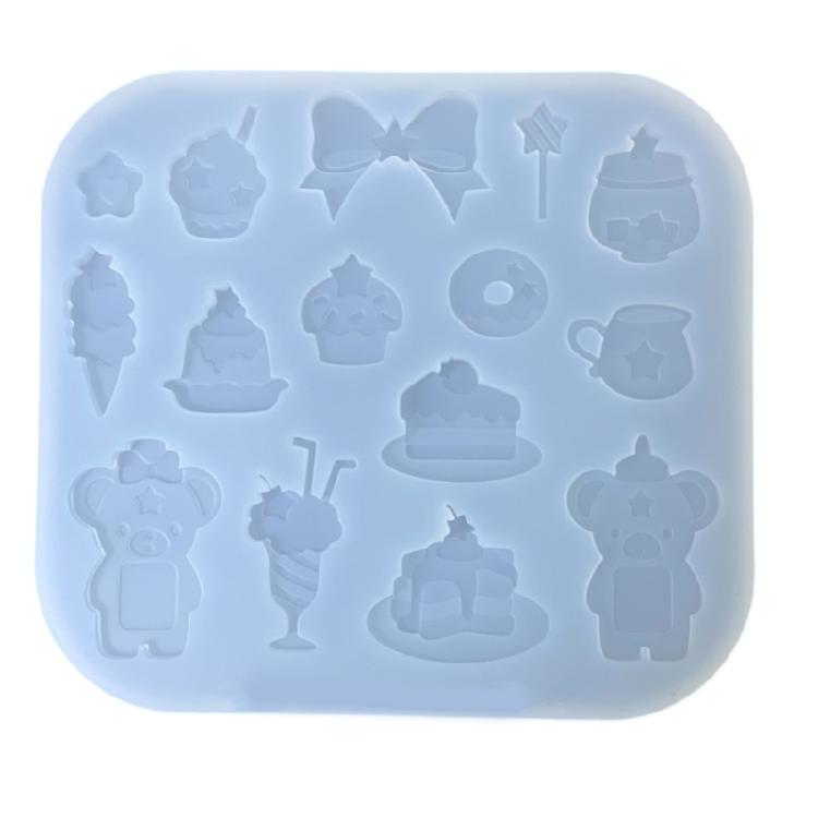 

Innocuity Silicone Ice Cream Charm Mold For Baking Crafting Jewelry Making Food Safe Material 1