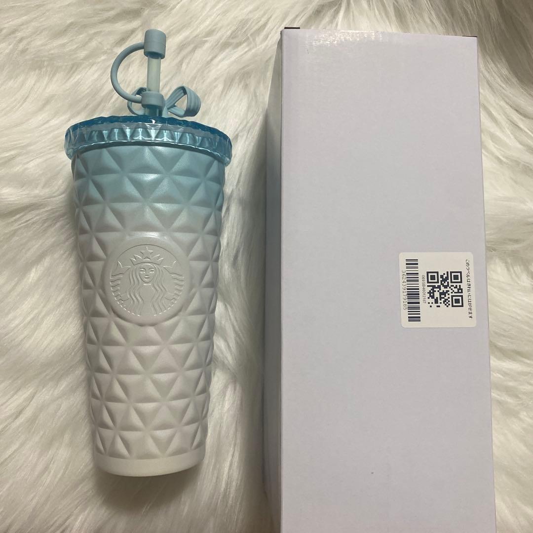 STARBUCKS Japan Stainless Steel Cold Cup Tumbler Natural Blue Gradient 591 ml