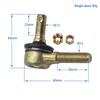Beach Kart Modification Accessories: M10/M12 Steering Tie Rod Ball Joint for Front Suspension