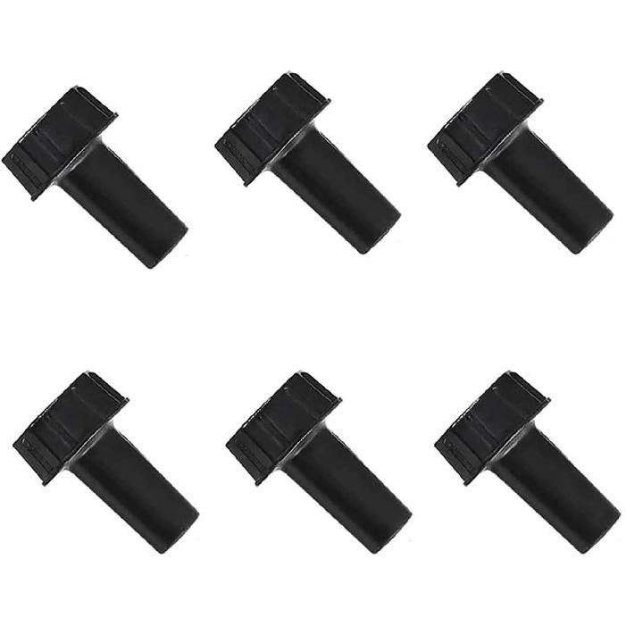 6 Pack On/Off Replacement Light Lamp Turn Switch Knobs, Black