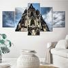 5 Pieces Wall Art Cavnas Landscaper Poster Germany Cologne Cathedral Wallpaper Painting Living Room Home Decor Picture Print