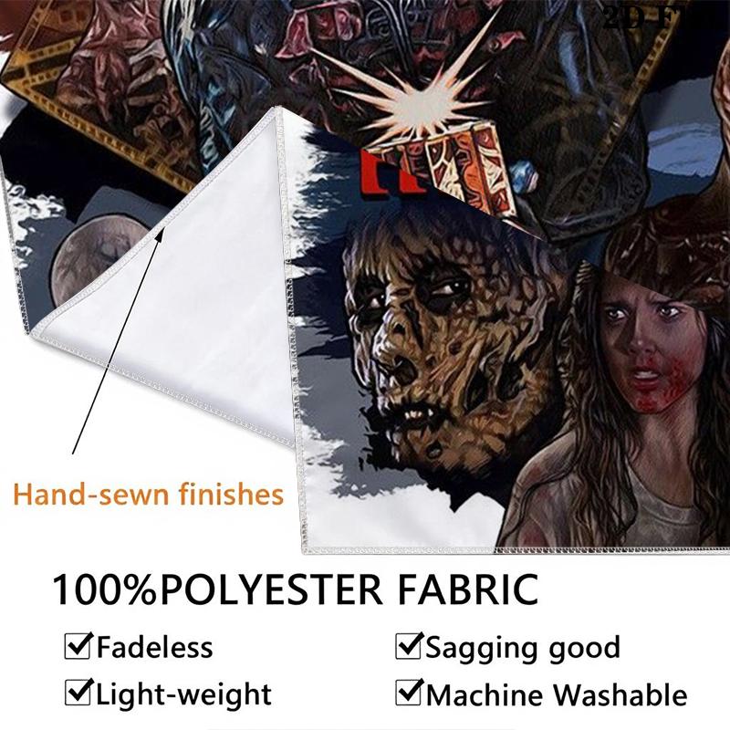 Hellraiser Wall Tapestry Aesthetic Wall Hanging Printed Fabric Blanket Decorative Tapestries for Bedroom Living Room Home Decor