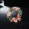 Women Fashion Garland Design Delicate Christmas Style Brooch Perfect Wear Decoration