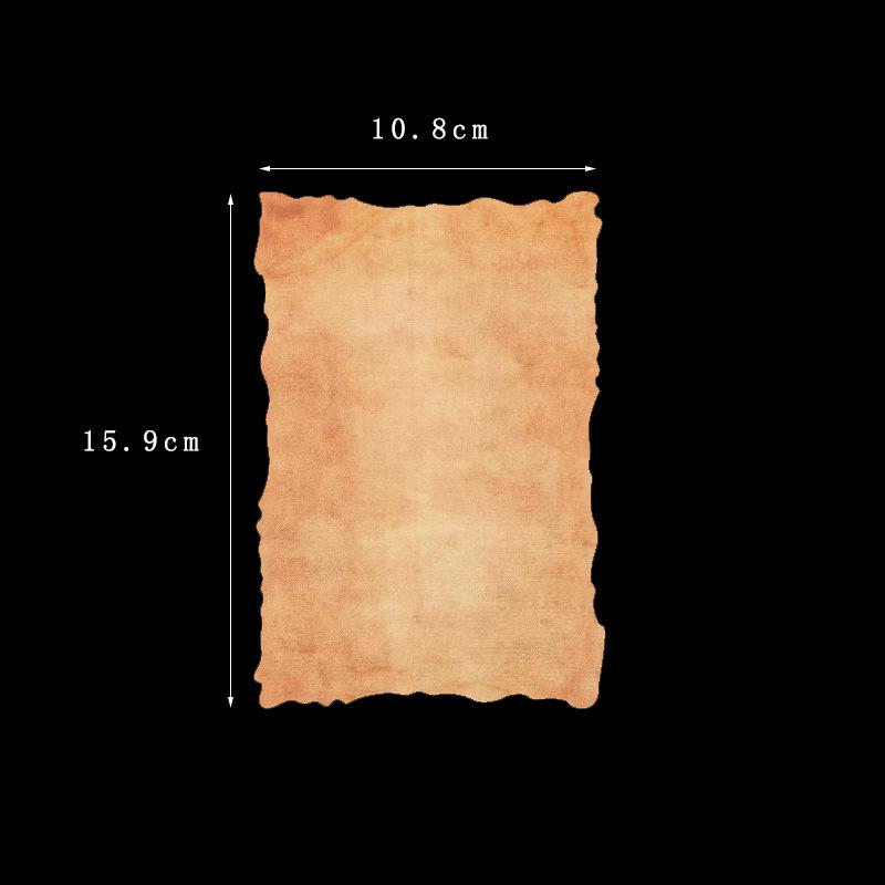 European Retro Nostalgic Irregular Pleated Thickened Letter Paper Stationery