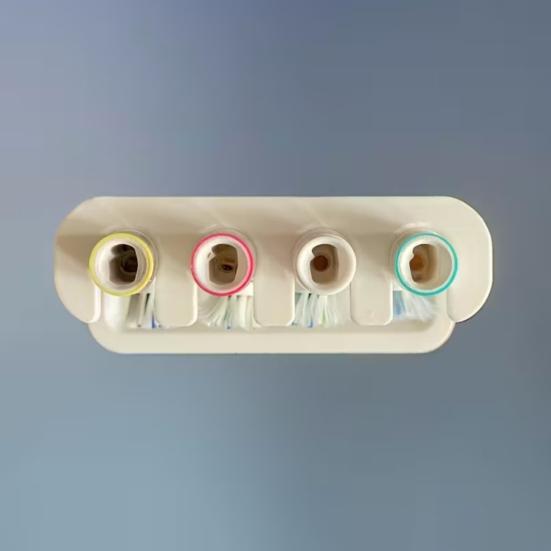 Toothbrush Head Holder Electric Toothbrush Head Stand Toothbrush Organizer Holds 4 Toothbrush Head for Oral-B Bathroom Sink Storage