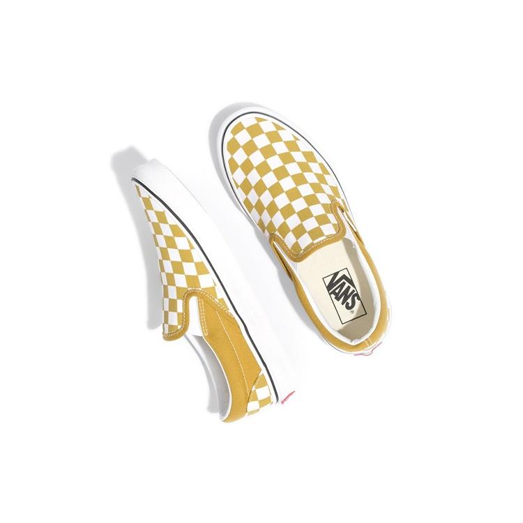 Vans Classic Slip-On 'Checkerboard - Olive Oil' Men's VN0A4U381GI