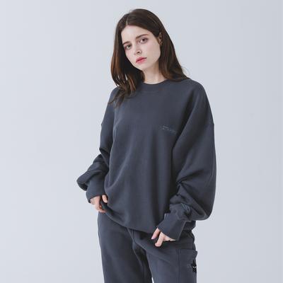 STARRYEYED Signature Logo Oversized Sweatshirt (Charcoal)