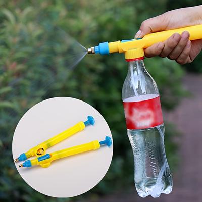 Manual High Pressure Air Pump Manual Sprayer Adjustable Drink Bottle Spray Head Nozzle Garde