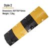 Longchen Thickened Yellow Black Rubber Speed Bump