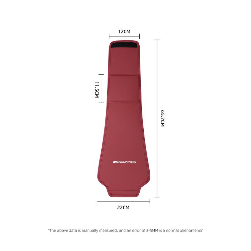 MVQU4 2Pcs Car Seat Headrest Cover Leather Protective Case For Mercedes Benz AMG W204 W205 W203 W211 W212 W213 W201 W210 W124 W126 W14