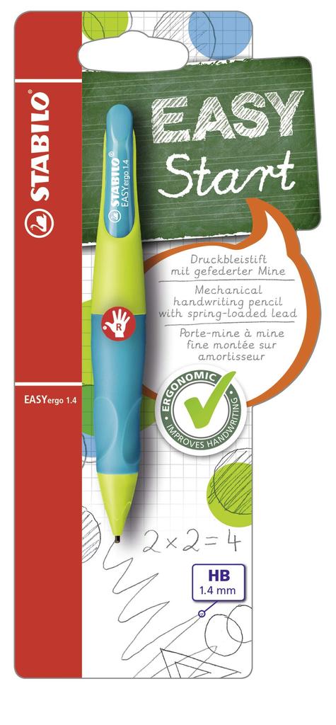 STABILO Easy Ergo Mechanical Pencil Blue 1.4mm Right-Handed B-46902-5