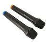 2pcs Wireless Microphone USB Dynamic Cordless Microphone Portable Handheld Microphone for Karaoke Si