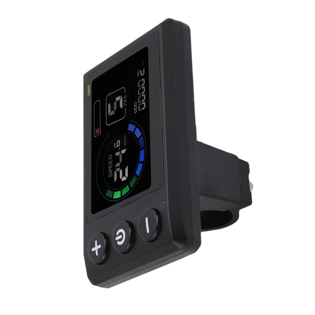 S869 Elektrisk Sparkesykkel LCD-skjermpanel med Sprutsikker Kontakt Sykling LCD Kontrollpanel