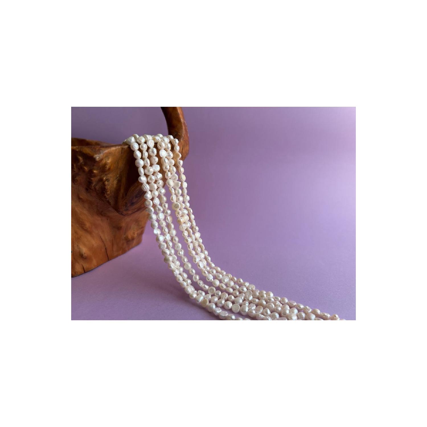 

Real Pearl Natural Pearl Series 5-6 Mm білий