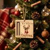 Christmas Tree Wood Cash Gift Money Holder Santa Reindeer Decorations Rustic Ornament Wooden Card Creative