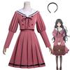 The Fragrant Flowers Bloom In Full Splendor Cos Hanako Rinran and Kuri Koko Cosplay School Uniform Daily Wear Set