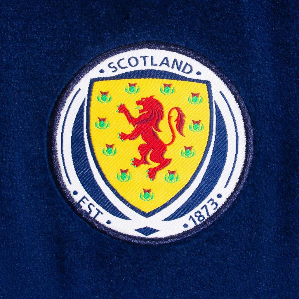 Scottish FA Childrens/Kids Crest Fleece All-In-One Nightwear