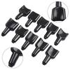 10pcs Waterproof 50A For Plug Connector Dustproof Cable Jacket Black Banana Connector Male Speaker Plug Cover Plug Connectors 4