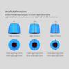 3 Pairs New For Earphone Headphones Noise Isolating Ear Tips Memory Foam Eartips Ear Pads