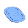 Portable 2 Section Sauce Container Convenient Food Storage Box For Dips And Small Snacks Lunch Box