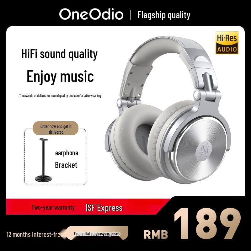 OneOdio Pro10 DJ Headphones: Hi-Fi Sound, Head-Mounted, Perfect for Music Monitoring, Electric Piano, and Sound Card Use.