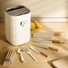 Deouxingguang Cream Style Kitchen Knife & Chopstick Drainer Rack, Set of 2