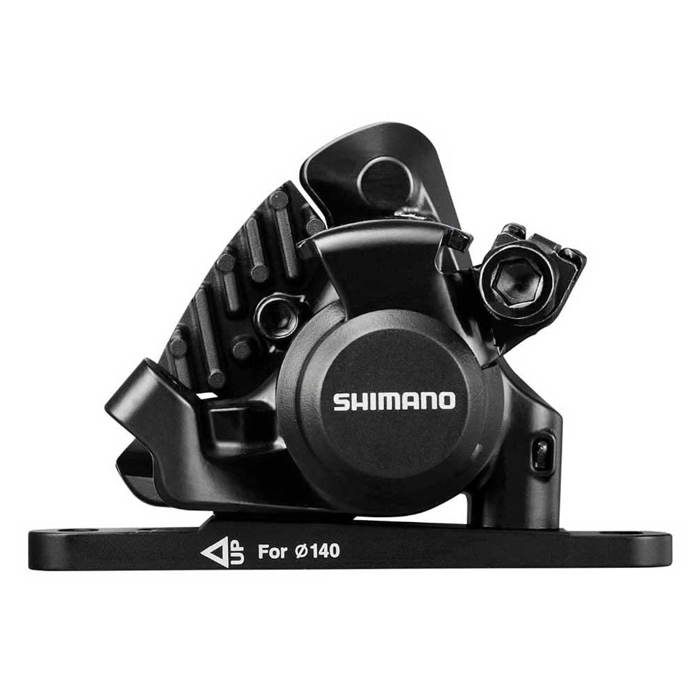 Shimano Front Flat Mount Mechanical Disc Brake with Resin Pad and Fins BR-RS305 (L02A) (EBRRS305F4RF) чёрный