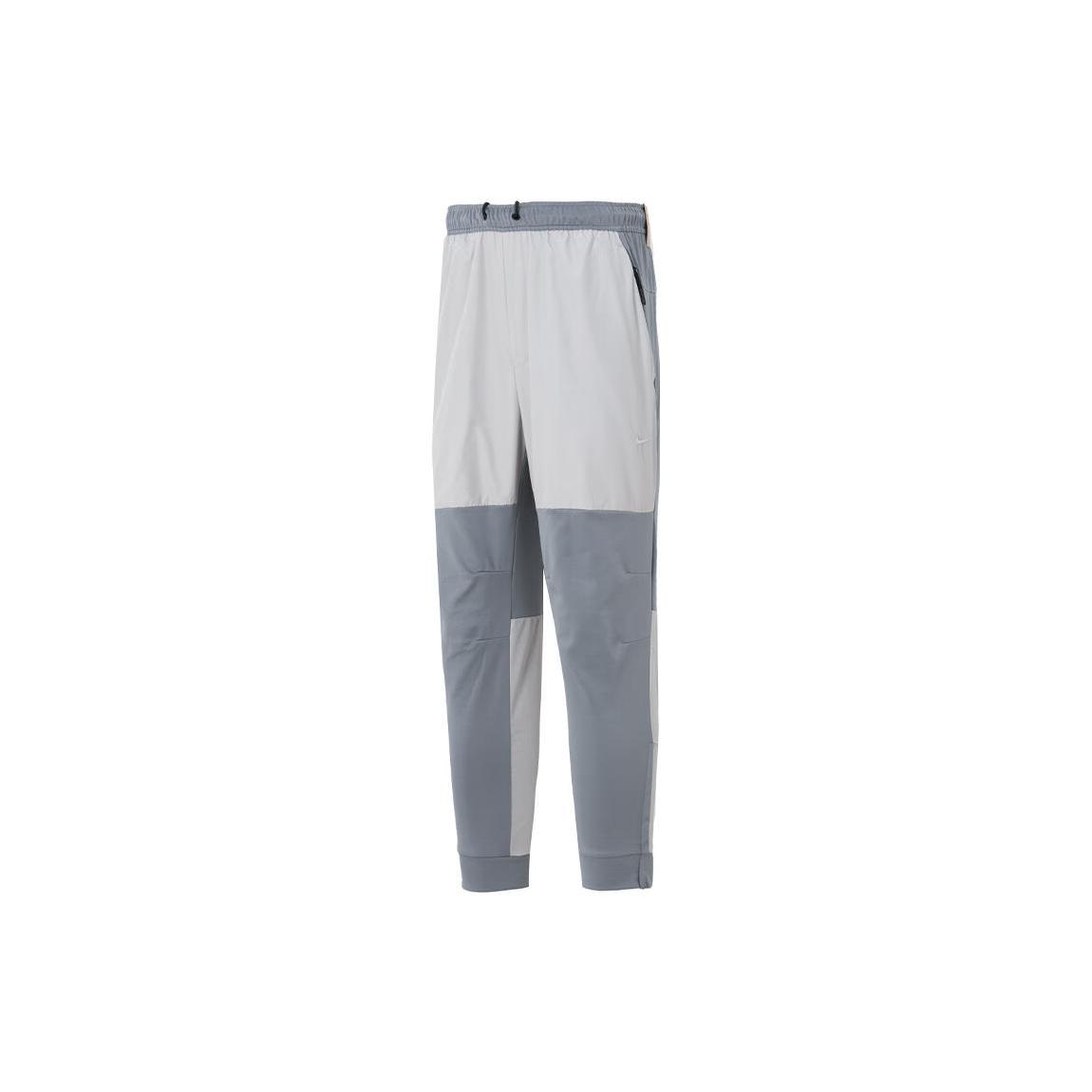 Nike Unlimited Water-Repellent Zippered Cuff Versatile Pants Asia Sizing Grey White Men s FB8602-084 M