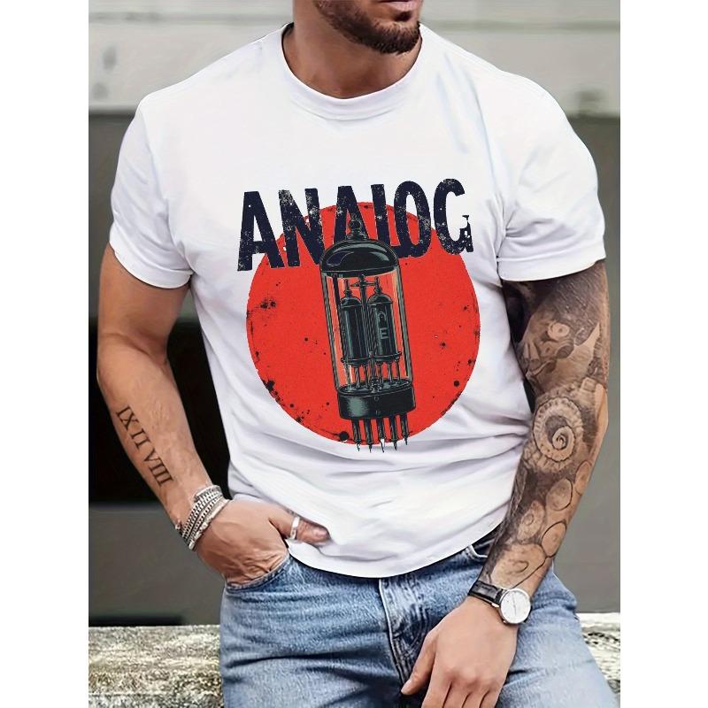 

European sizes Men S T-Shirt - Black - Breathable Summer Tee for Everyday & Formal Wear - Soft Everyday Essential Shirt for Men 4XL білий