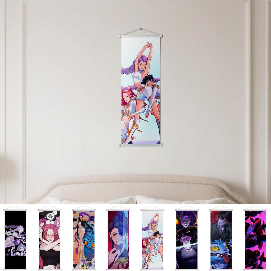 Anime Movie Peripheral Scroll Painting Poster Interior Decoration Painting ,1pc ,9.8in*27.5in