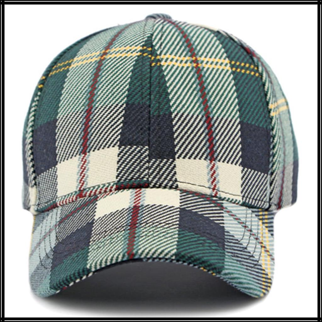 White Fang Checkered for Men and CZA330 Cap, Stylish, Casual, Trendy, Cute, Women, (Red)