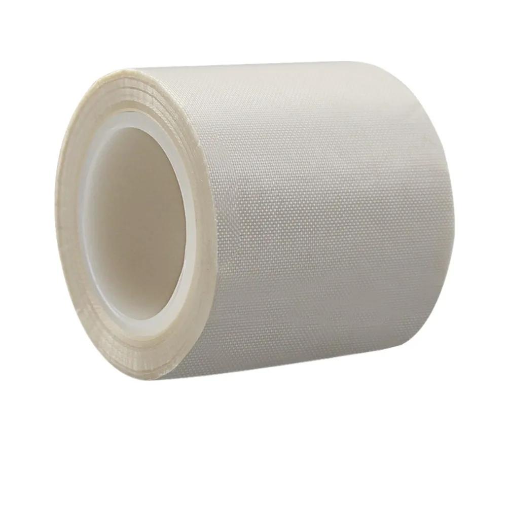 10m/Roll High Temperature PTFE Tape Wear Resistant Insulated Cloth Tape Waterproof Durable Fiberglass Adhesive Tape