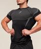 Americká rychleschnoucí sada pro venkovní fitness: Přiléhavý krátký rukáv a dlouhé kalhoty pro běžné běhání.