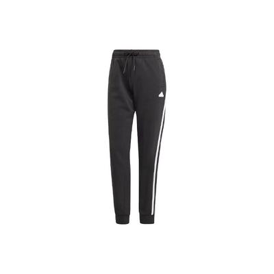 Future Icons 3-Stripes Regular Broek Retro Kleurblok Gebreide Joggingbroek Damesbroek Zwart IN9479