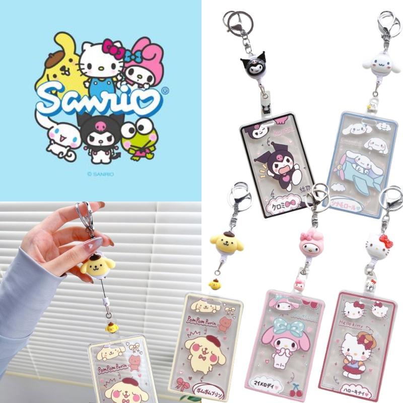 Transparent Card Sleeve With Sario Meledy Pudding Dog Print For School And Office