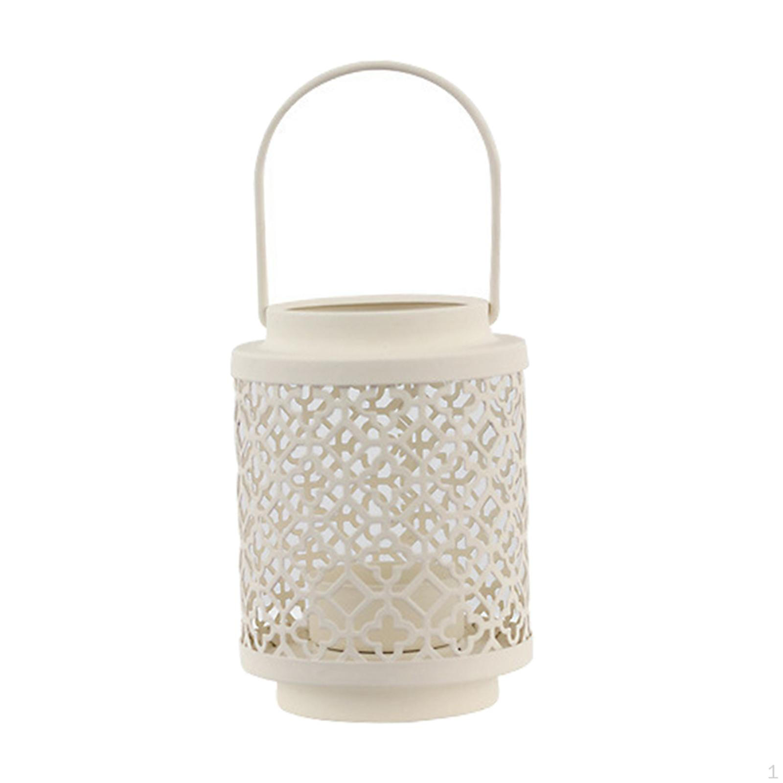 

Decorative Tealight Candle Holder Photo Props Gorgeous Desk Decoration European Style Hanging белый