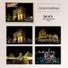 YUELU Colorful City Night Scene Scratch Art - Small Size
