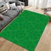 Soccer Ball Pattern Green Carpet suitable as a non-slip mat for the living room or bedroom sofa