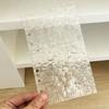 Transparent/Water Ripple A6 Notebook Cover Hard Loose Leaf Binder Cover  Photo Album Making