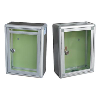 Suggestion Box with Lock Multifuctional Wall Mount Donation Box Locking Mailbox for Home Customer Center Hotel School Business