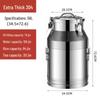 Lianmei 304 Stainless Steel Sealed Storage Bucket