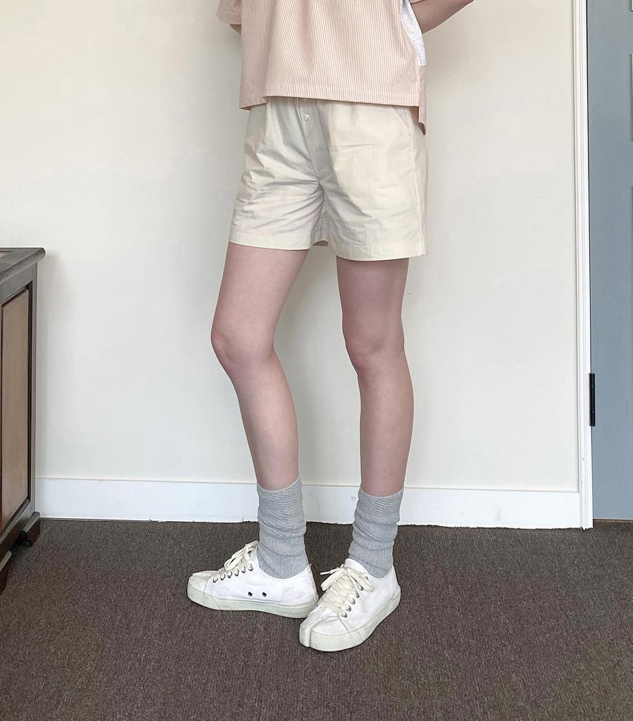 VIBEREEN Recycle Some Shorts_Cool Beige