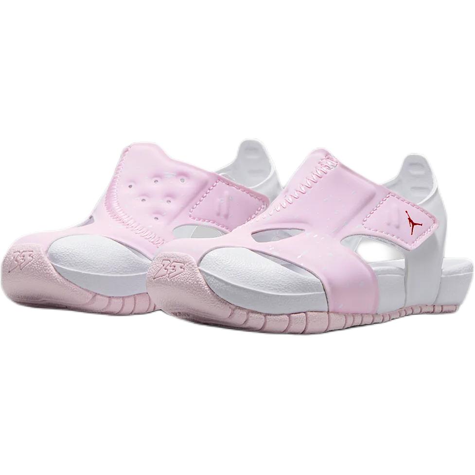 Jordan Flare Fashion Comfortable Durable Non-Slip Low-Top Walking Shoes Baby Shoes Foam-Pink White Fire-Red CI7850-608