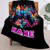 Color Game Controller Customize Your Name Blanket Warm Comfortable And Soft Blankets Are Suitable For Home Lunch Break Blanket Office Sofa Sofa Gift